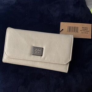 Steve Madden Oatmeal Textured Wallet
